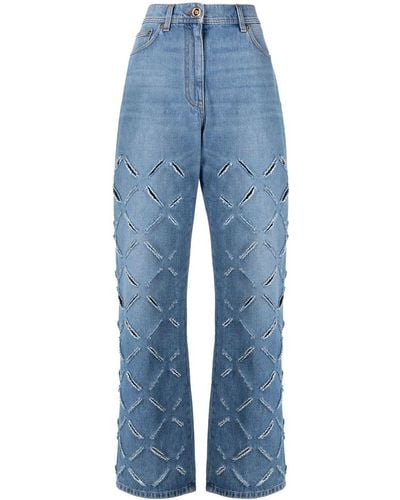 Versace Straight Jeans - Blauw