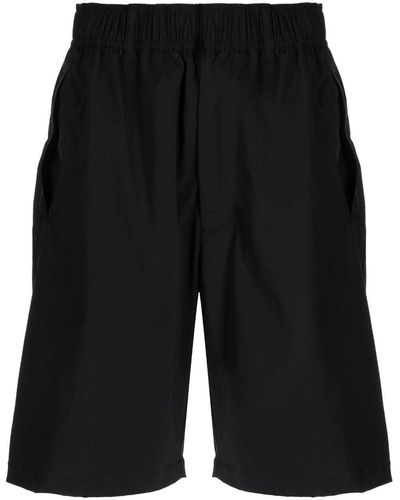 Izzue Shorts con parche del logo - Negro