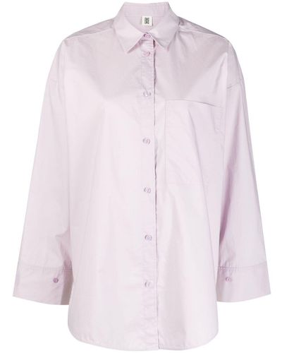 By Malene Birger Long-sleeved Organic Cotton Shirts - Pink