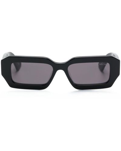 Marcelo Burlon Agave Rectangle-frame Sunglasses - Black