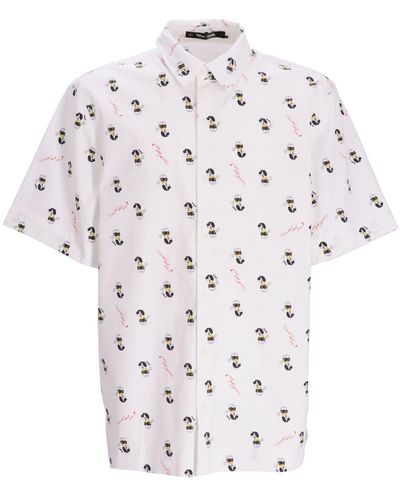 Karl Lagerfeld Camisa de manga corta de x Disney - Blanco