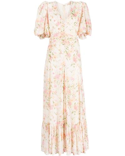 byTiMo Georgette Floral-print Dress - Natural