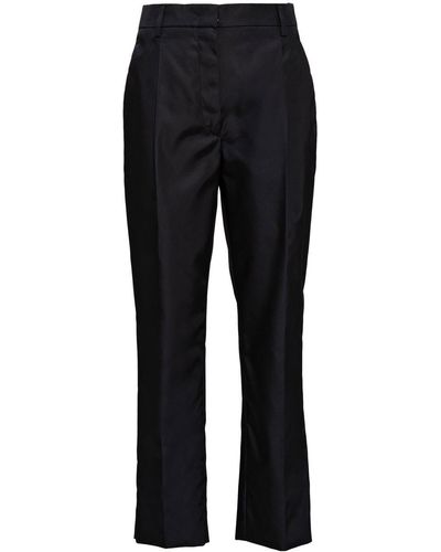 Prada Re-nylon Cropped Pants - Black