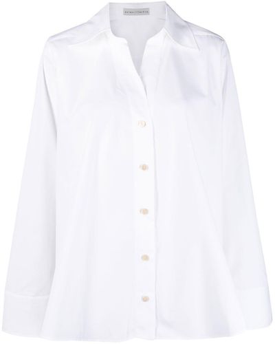 Palmer//Harding Long-sleeve Cotton Shirt - White