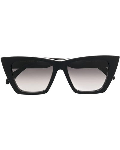 Alexander McQueen Cat-Eye-Sonnenbrille - Schwarz