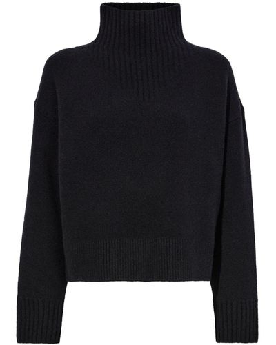 Proenza Schouler Fine-knit Roll-neck Sweater - Black
