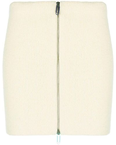 White skirt with long front Zipper, Custom Fit, Handmade, Fully Lined –  Elizabeth's Custom Skirts