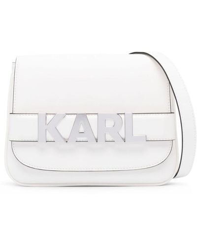 Karl Lagerfeld K/letter ショルダーバッグ - ホワイト
