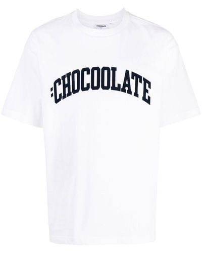 Chocoolate T-shirt à logo imprimé - Blanc