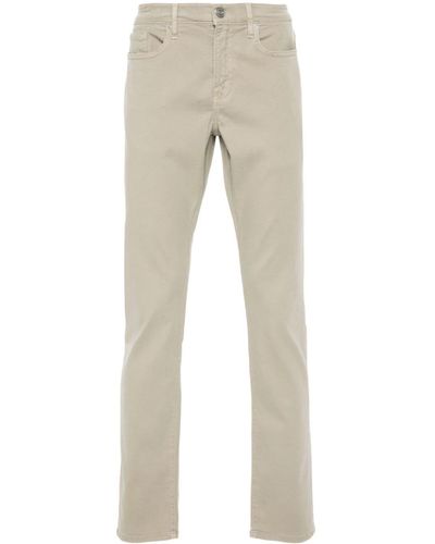 FRAME L'homme Slim-fit Trousers - Natural