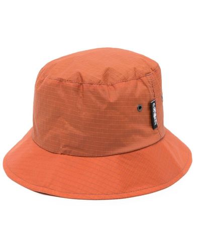 Mackintosh Pelting Ripstop Bucket Hat - Orange