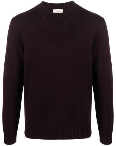 Altea Crew-neck Wool Sweater - Blue