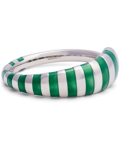 Ferragamo Shell Two-tone Design Bracelet - Green