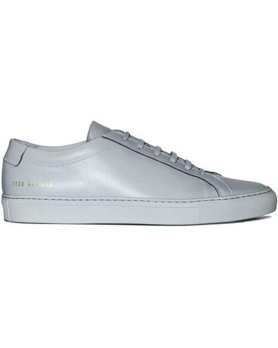 Common Projects Sneakers basse Original Achilles in pelle grigia - Bianco