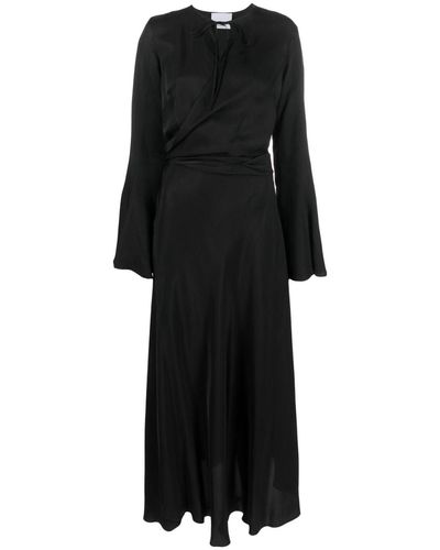 Erika Cavallini Semi Couture ラップドレス - ブラック