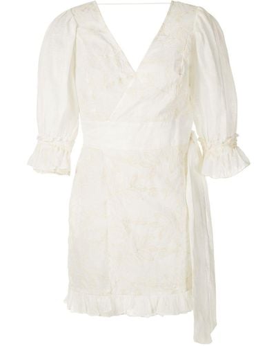 Clube Bossa Baron Embroidered Dress - White
