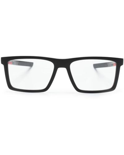 Prada スクエア眼鏡フレーム - ブラック