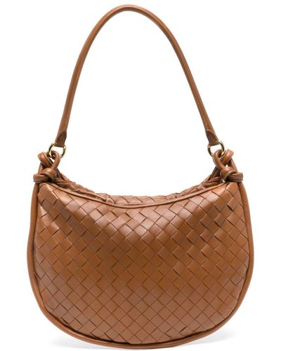 Bottega Veneta Bolso de hombro Gemelli mediano - Marrón