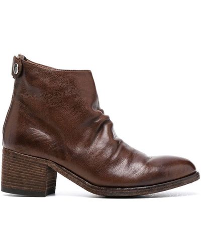 Officine Creative Denner 113 Leather 55mm Boots - Brown