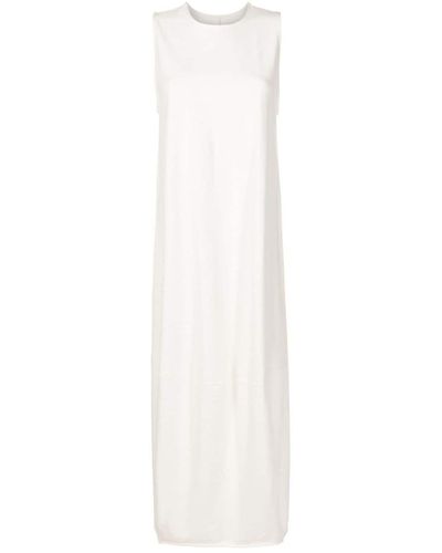 Osklen Sleeveless Shift Maxi Dress - White