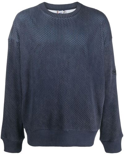 Missoni Perforated Cotton Sweater - Blue