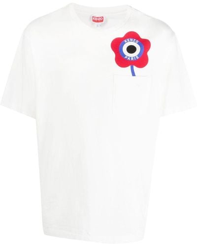 KENZO T-shirt Target - Bianco