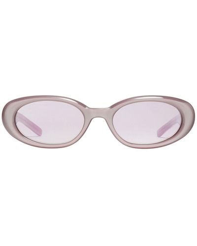 Gentle Monster Sonnenbrille mit ovalem Gestell - Pink
