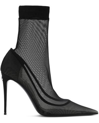 Dolce & Gabbana Stiefel mit Absatz - Schwarz