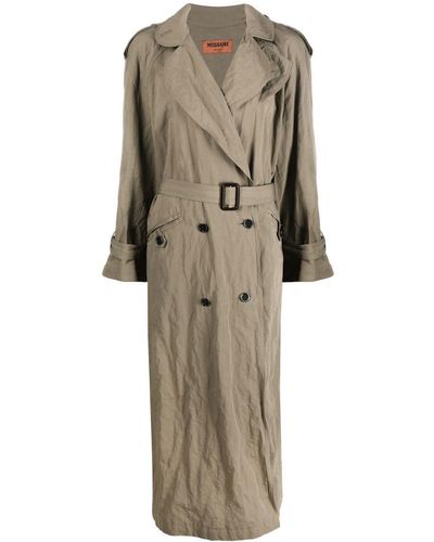 Missoni Double-breasted Trench Coat - Natural