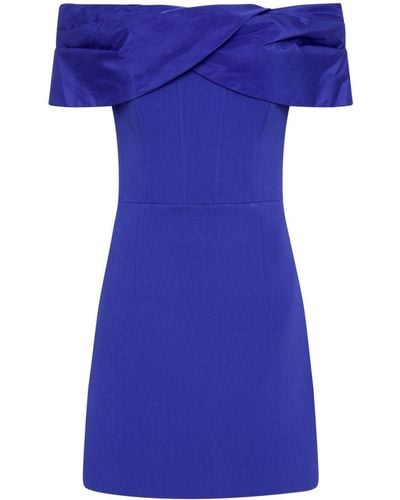Rebecca Vallance Mini-jurk Van Crêpe - Blauw
