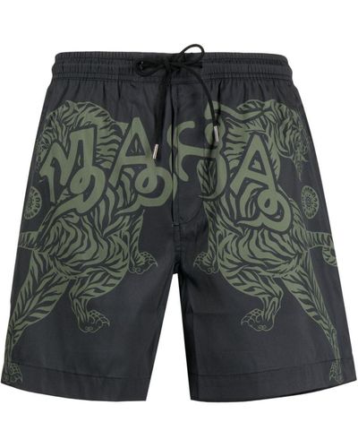 Maharishi Muay Thai Swim Shorts - Gray