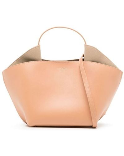 REE PROJECTS Mini Ann Leather Tote Bag - Pink
