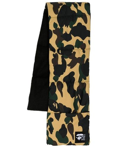 A Bathing Ape Camouflage-print Padded Scarf - Brown
