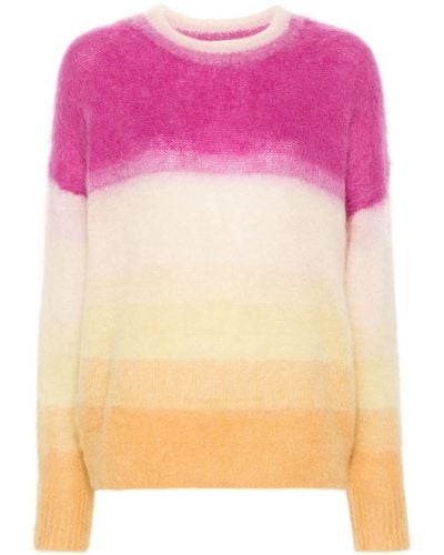 Isabel Marant Drussell Ombré-effect Sweater - Pink