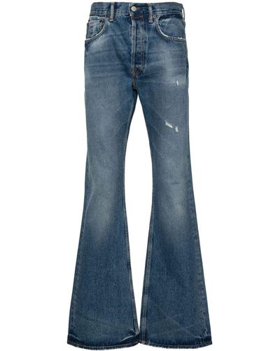 Acne Studios 1992 Mid Waist Bootcut Jeans - Blauw