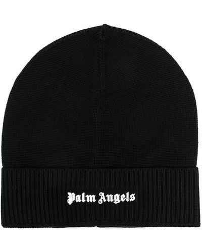 Palm Angels Muts Met Geborduurd Logo - Zwart