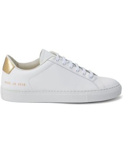 Common Projects Retro Leather Trainers - White
