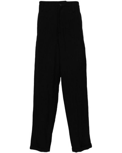 Yohji Yamamoto Pantalones ajustados - Negro