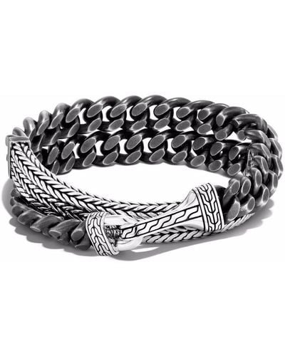 John Hardy Rata Chain Curb Wrap Bracelet - Metallic