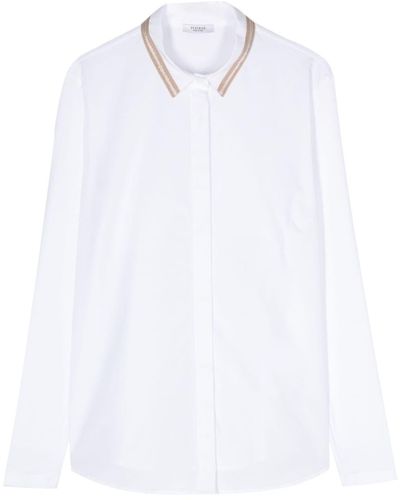 Peserico Bead-detailed Shirt - White