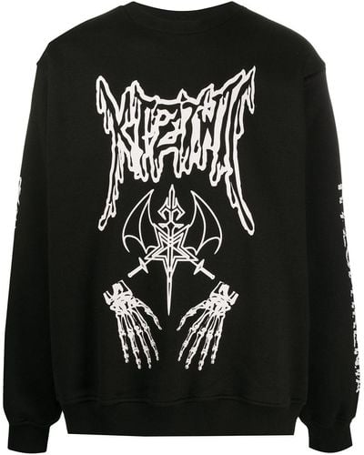KTZ Dead Metal Crew Neck Sweatshirt - Black