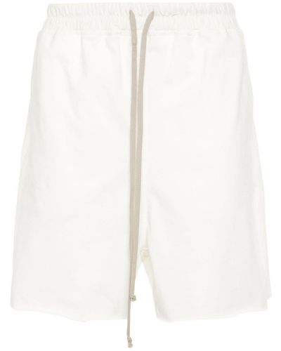Rick Owens Jersey Track Shorts - White