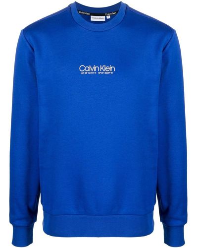 Calvin Klein ロゴ スウェットシャツ - ブルー