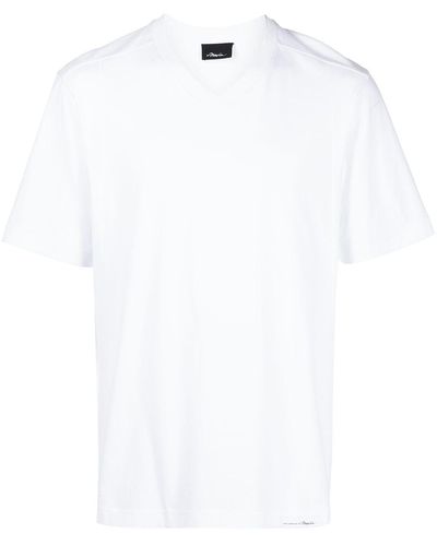 3.1 Phillip Lim Camiseta Everyday con cuello en V - Blanco