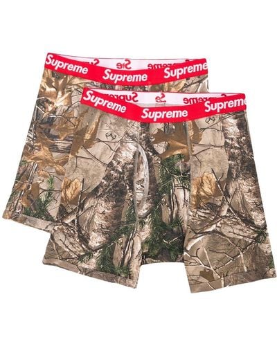 Supreme Boxers Set Of Two - Green