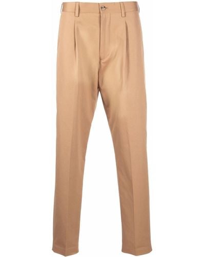 Paul Smith Mid-rise Straight Pants - Natural