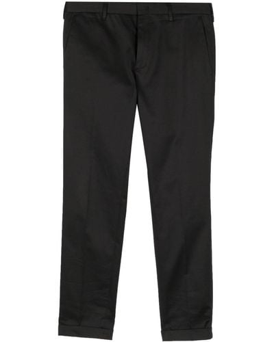 Paul Smith Slim-cut Organic Cotton Chino Pants - Black