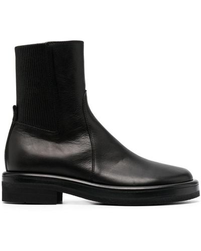 Officine Creative Era 35mm Leather Ankle Boots - Black