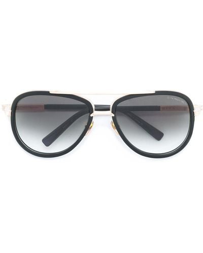 Dita Eyewear Sonnenbrille mit goldfarbenen Beschläge - Schwarz