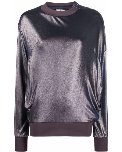 Vivienne Westwood Sudadera metalizada con apliques de presión - Metálico